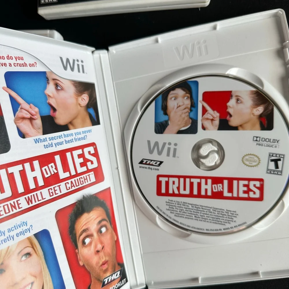 Wii Rock Band, Cabela's Big Game Hunter 2010, Truth or Lies Video Games set 3